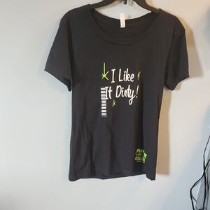 🍉Next Level Apparel Dicks Last Resort Tee Black Tee with Green and White Design